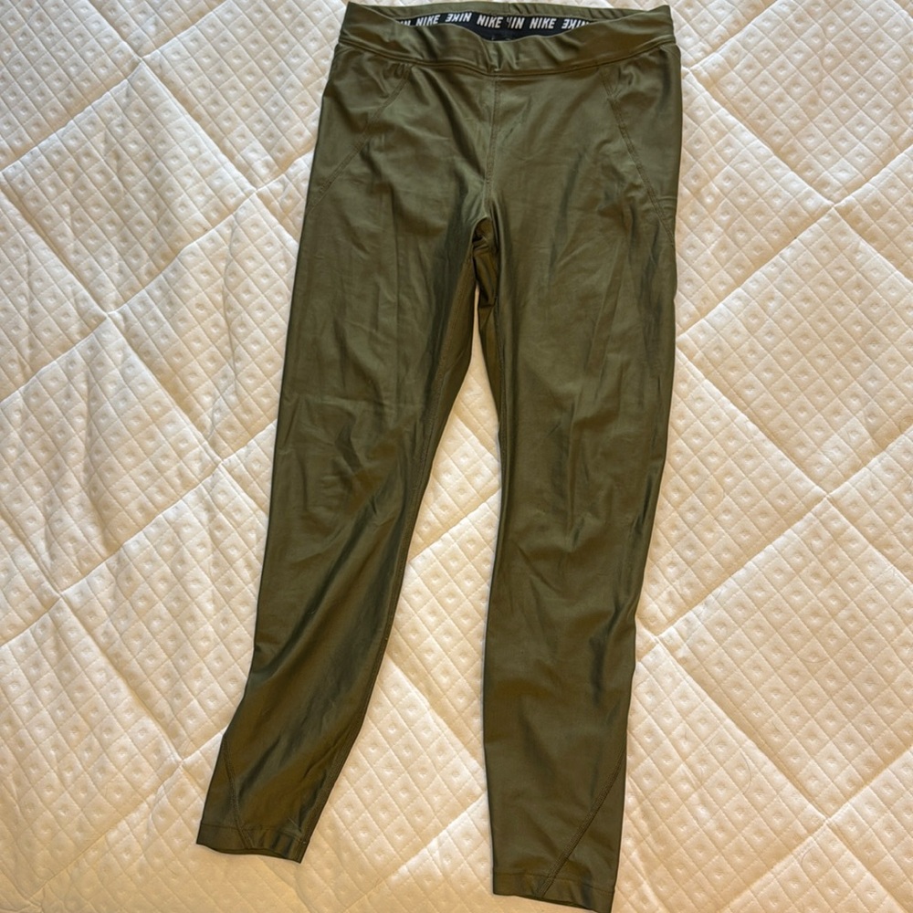 Nike Olive Green Leggings